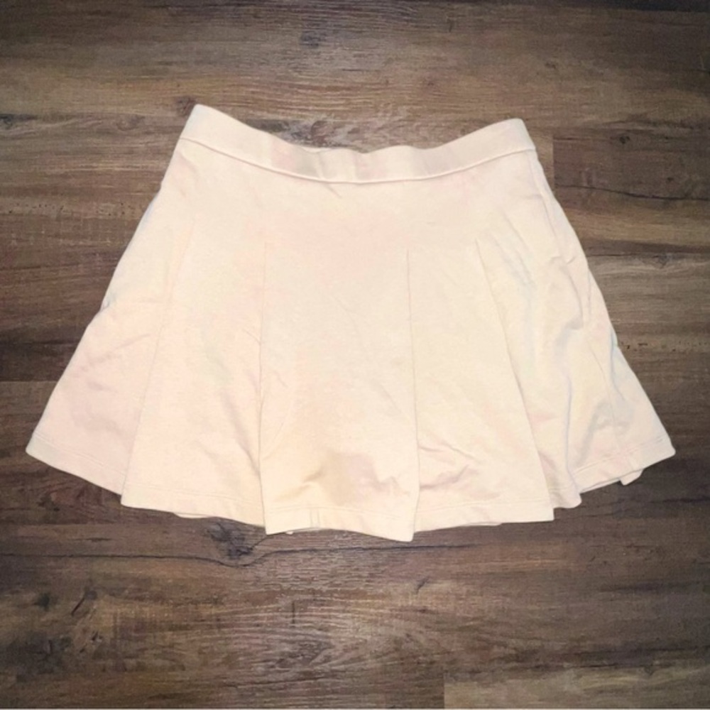 NWT Express Tan Pleated Mini Skirt
